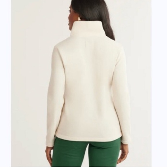 HP! ππ NWOT Dudley Stephens Sheffield Island Pullover in Terry Fleece, Cream - Picture 3 of 7